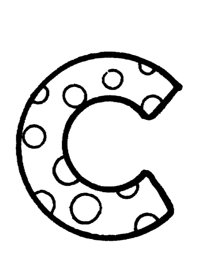 Letter C Coloring Page Free Printable Coloring Pages For Kids
