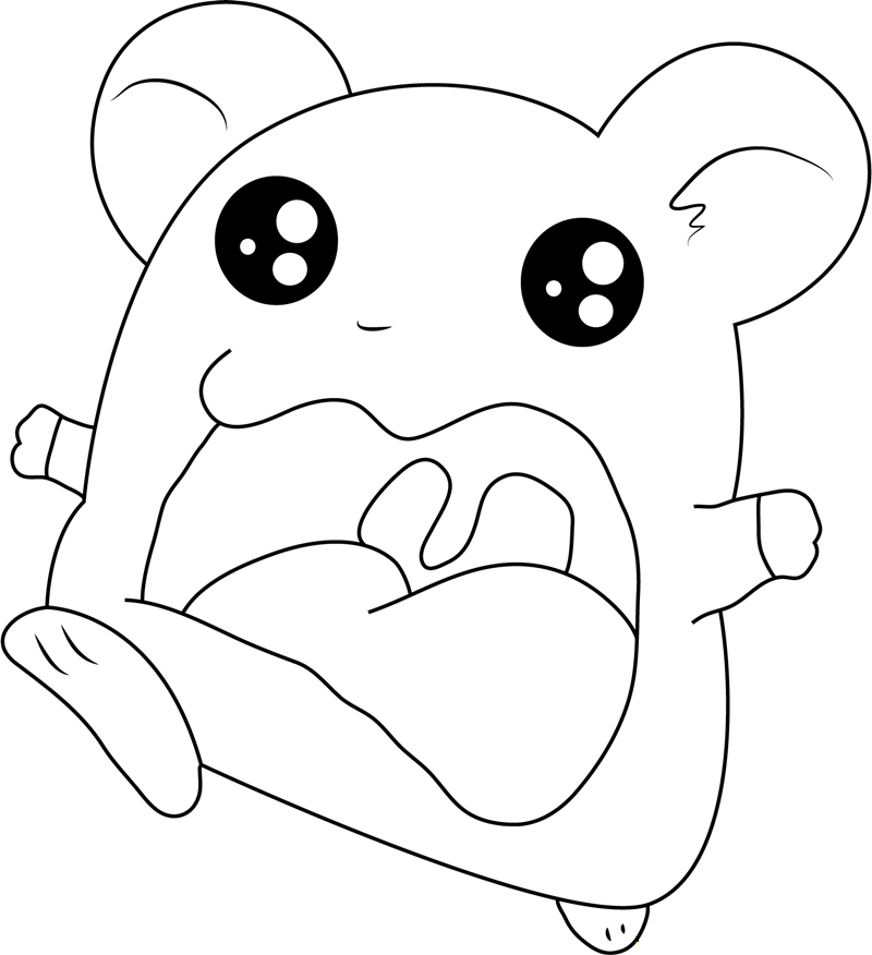Hamtaro Coloring Pages - Free Printable Coloring Pages for Kids