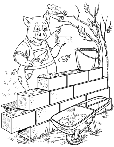 Download The Three Little Pigs Coloring Pages Free Printable Coloring Pages For Kids