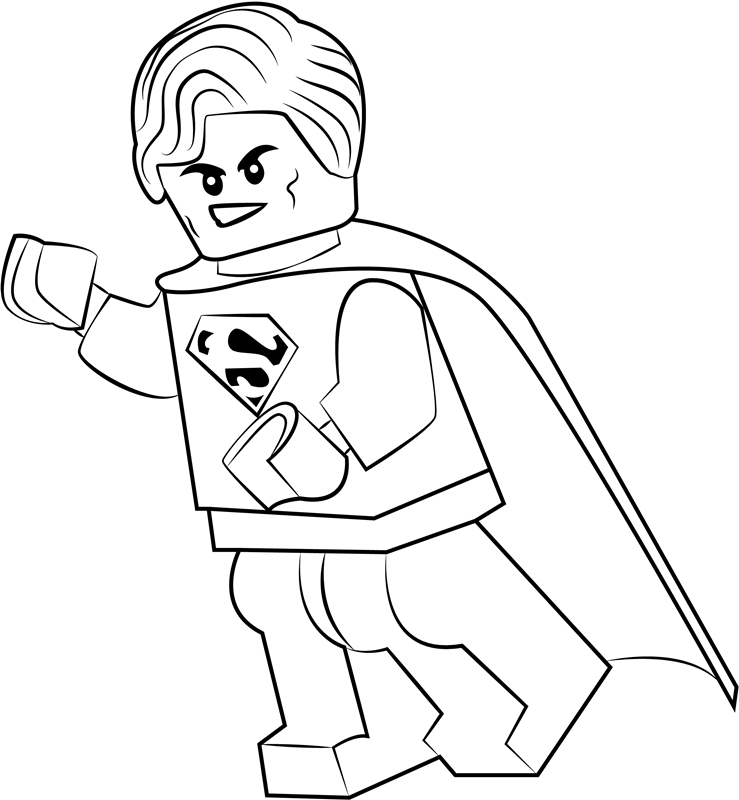 Featured image of post Superman Coloring Pages Lego