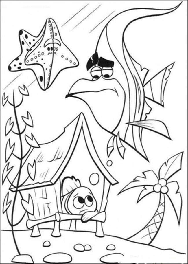 Finding Nemo Coloring Pages - Free Printable Coloring Pages for Kids