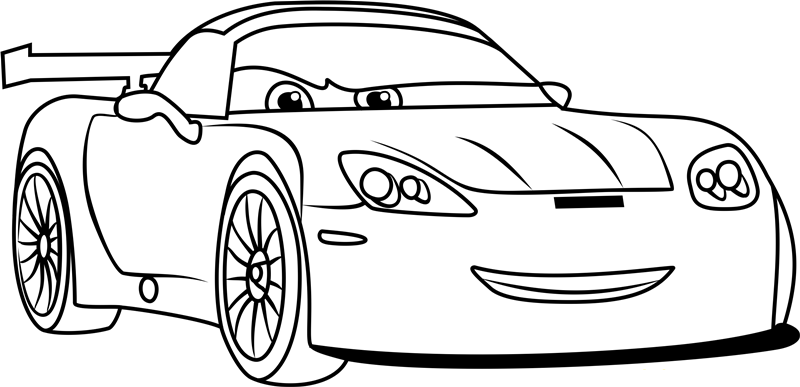 coloring pages cars 3