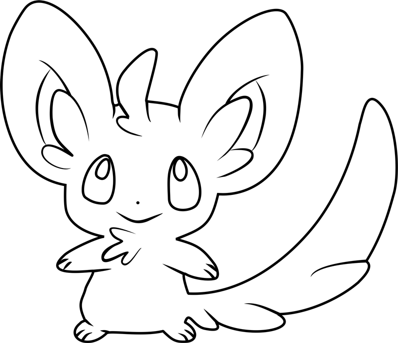 Cute Minccino Pokemon Coloring Page Free Printable Coloring Pages For Kids