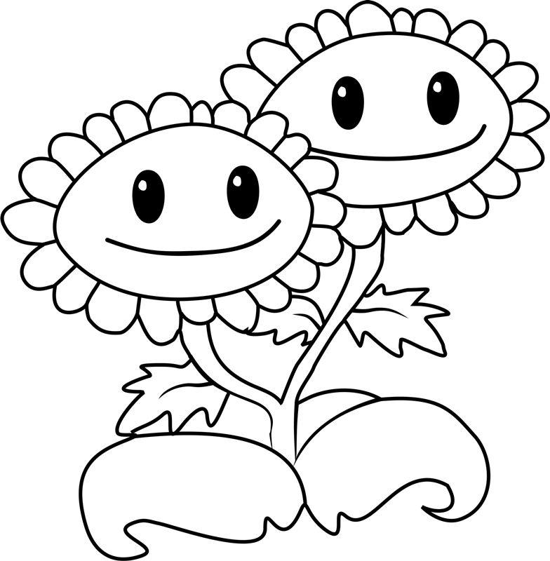 Sunflower Coloring Pages - Free Printable Coloring Pages for Kids