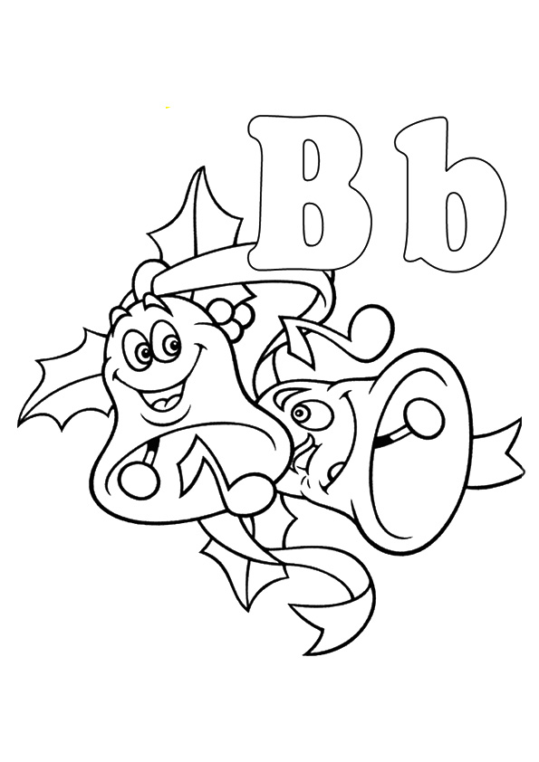 Cartoon Bells Coloring Page - Free Printable Coloring Pages for Kids