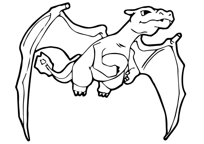 Charizard Coloring Pages - Free Printable Coloring Pages for Kids