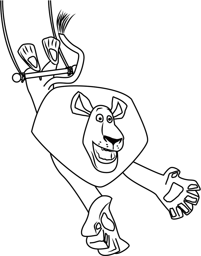 Madagascar 3 Coloring Pages - Free Printable Coloring Pages for Kids