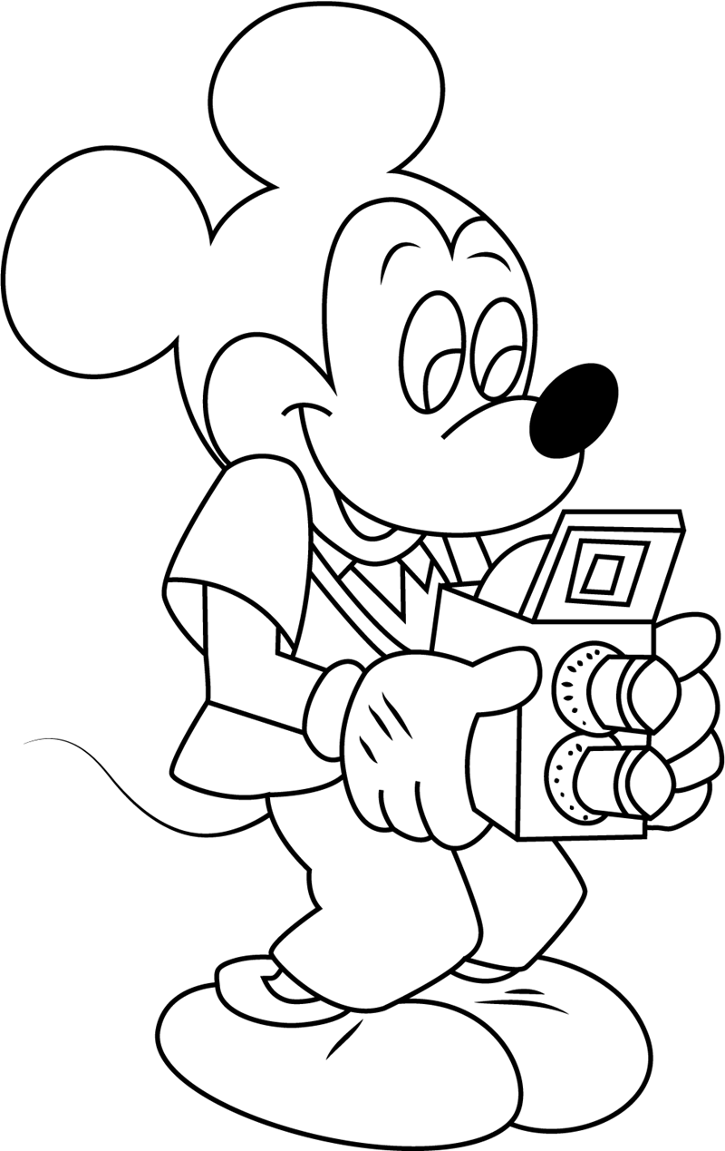 Mickey Mouse Coloring Pages Free Printable Coloring Pages For Kids