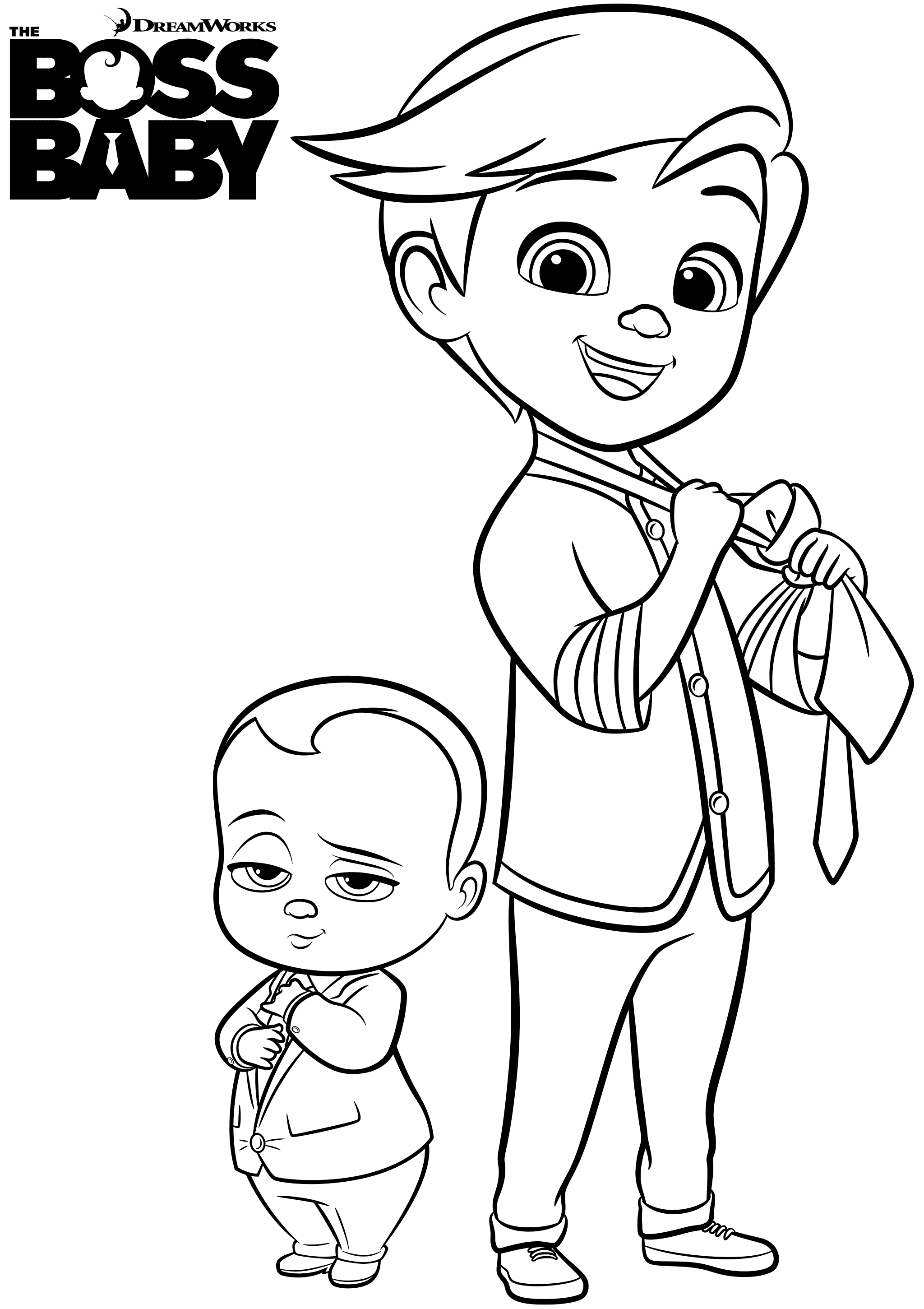Boss Baby Coloring Pages   Free Printable Coloring Pages for Kids