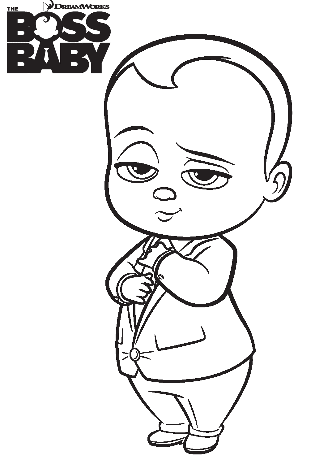 Boss Baby Coloring Pages Free Printable Coloring Pages For Kids