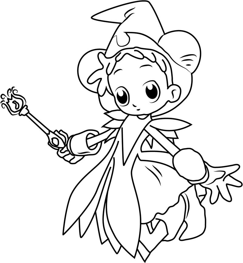 Magic Of Doremi Coloring Page - Free Printable Coloring Pages for Kids