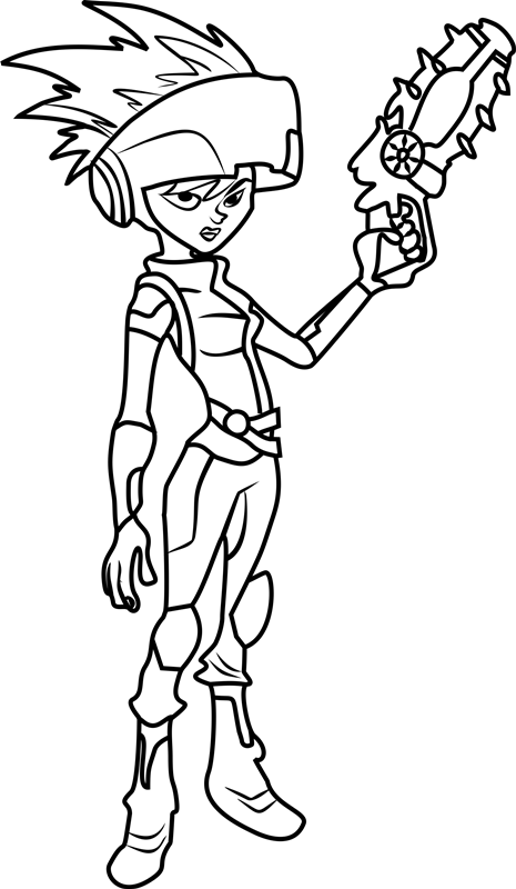 Shorty In Slugterra Coloring Page - Free Printable Coloring Pages for Kids