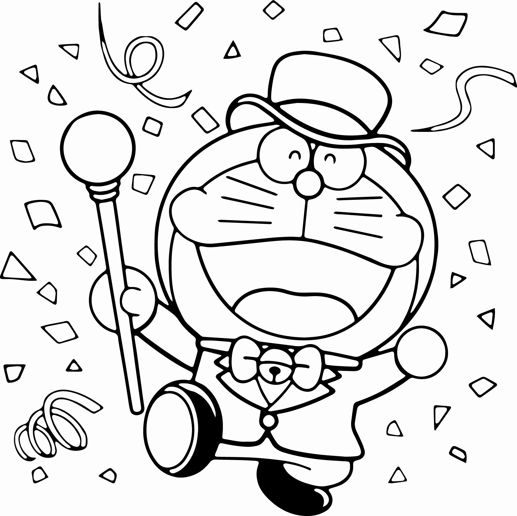 Doraemon Magician Coloring Page   Free Printable Coloring Pages ...