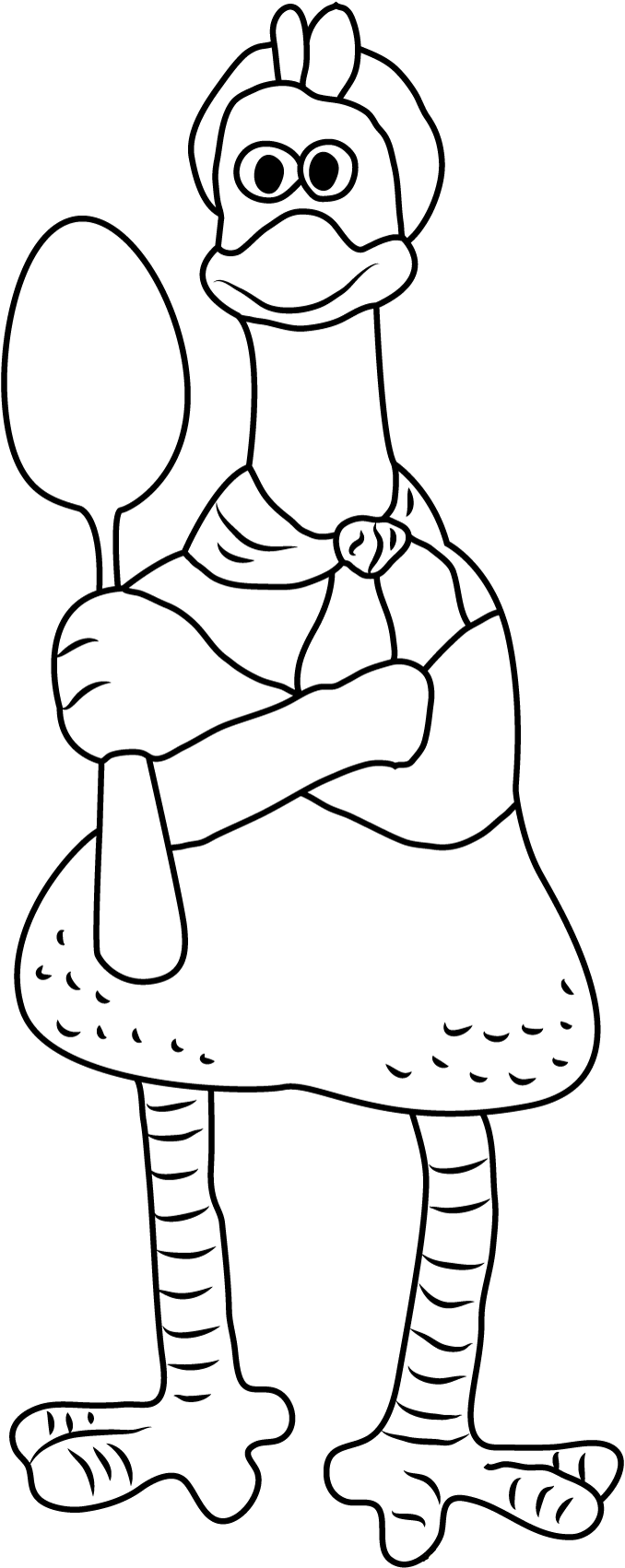 spoon coloring pages