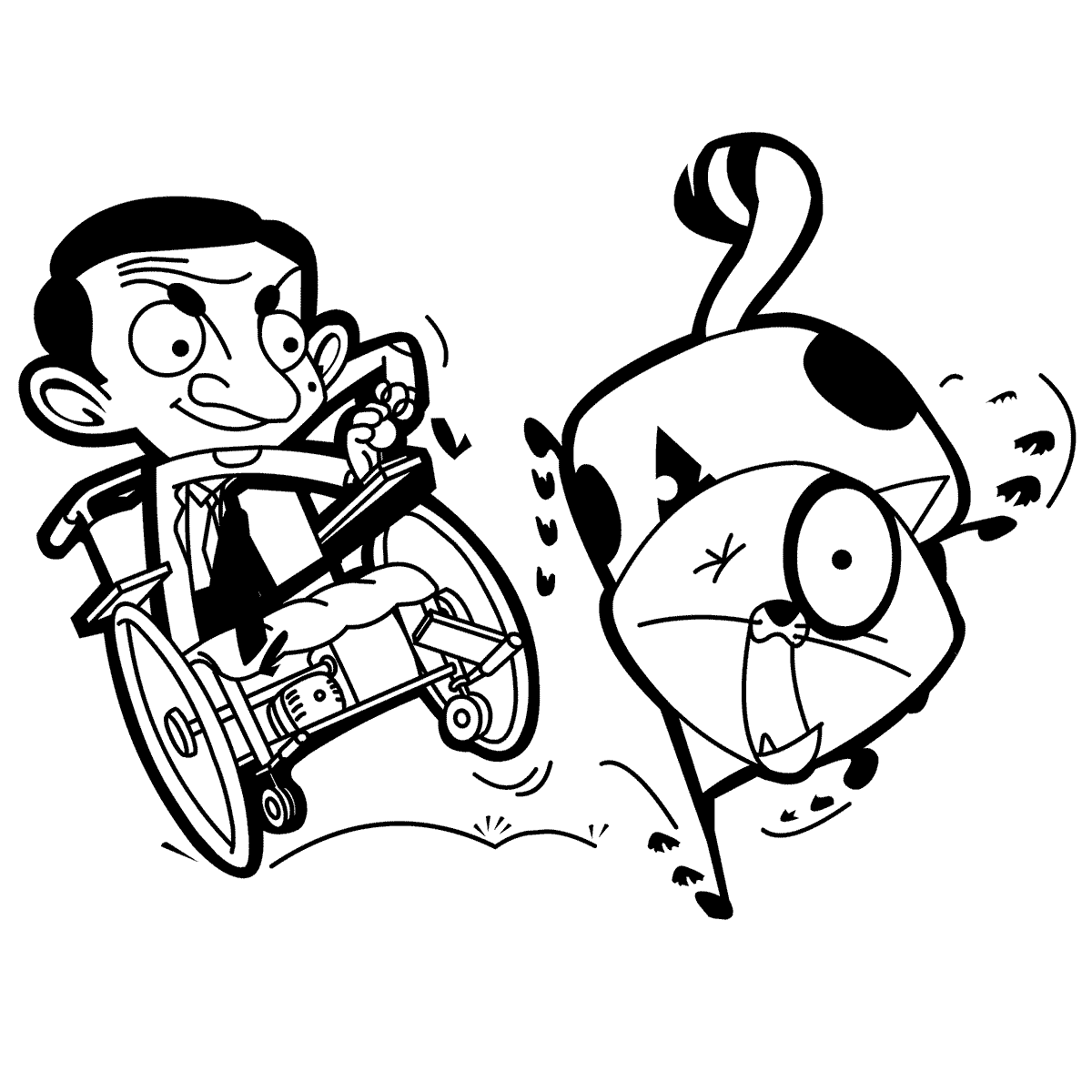 Mr Bean Coloring Book Game Coloring Pages