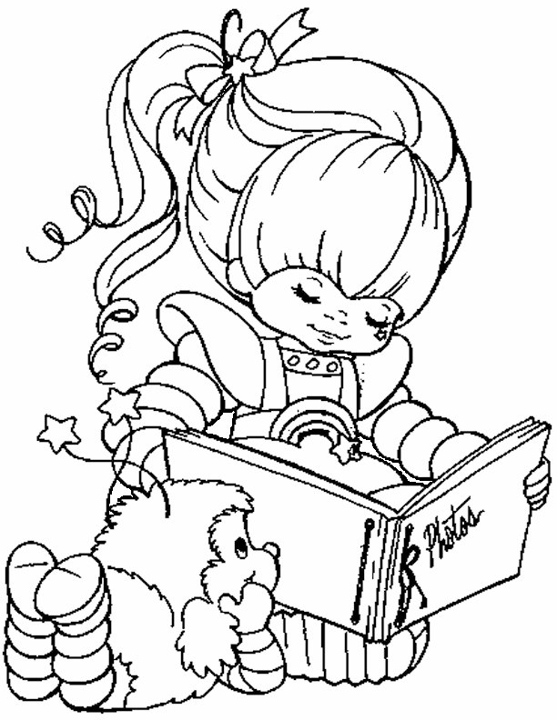 coloring pages rainbow brite coloring home - rainbow brite coloring