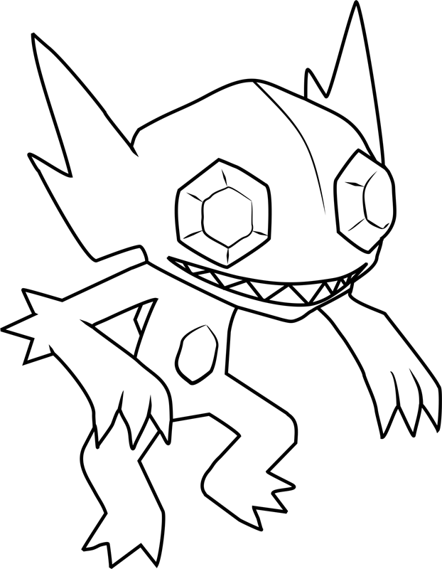 pansage coloring page in pdf pokemon