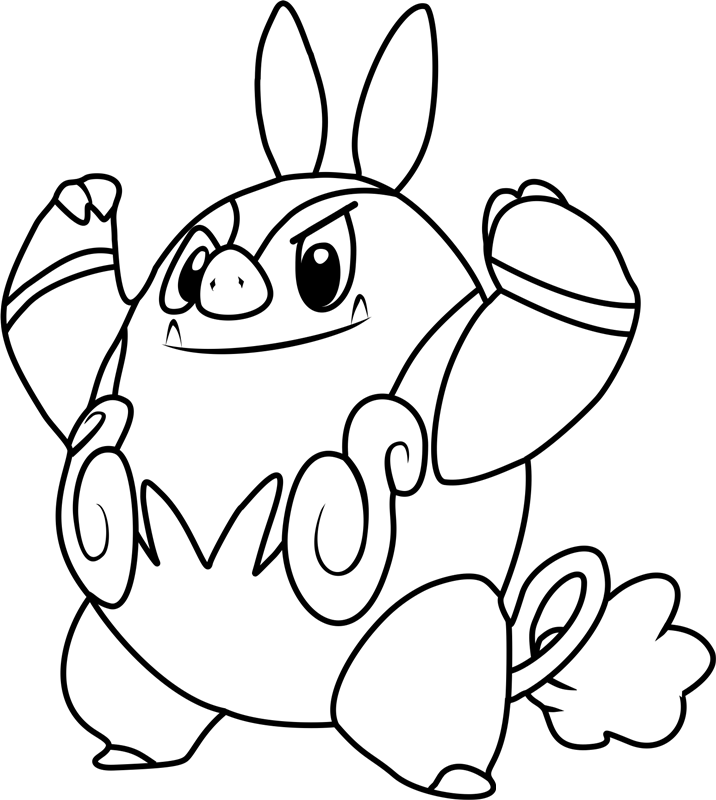 Rockruff Pokemon Coloring Page Free Printable Coloring Pages For Kids