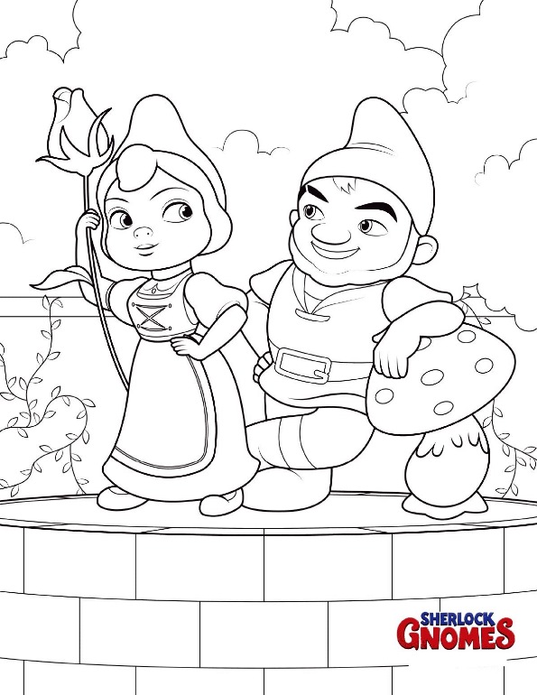 gnomeo and juliet coloring pages games cool