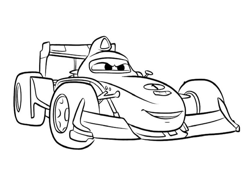 Francessco From Cars 2 Coloring Page - Free Printable Coloring Pages For  Kids