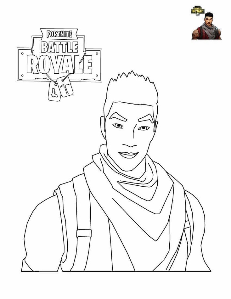 Red Knight Fortnite Coloring Page - Free Printable Coloring Pages for Kids