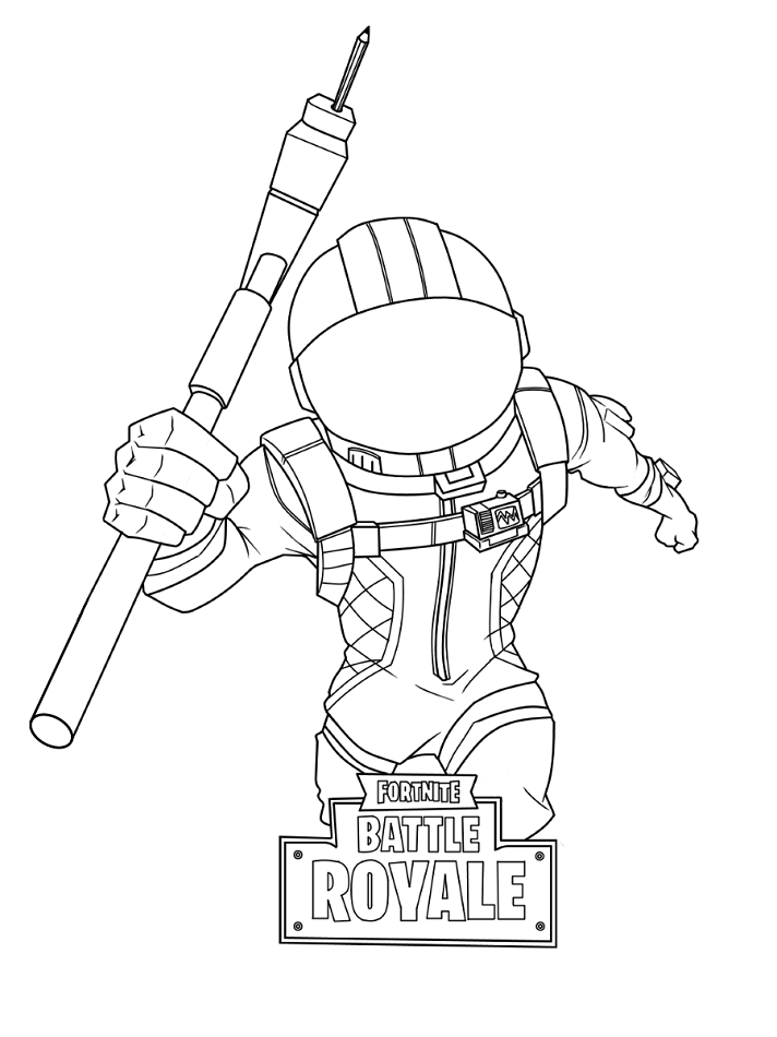 click the dark voyager running coloring pages - dark voyager fortnite coloring page