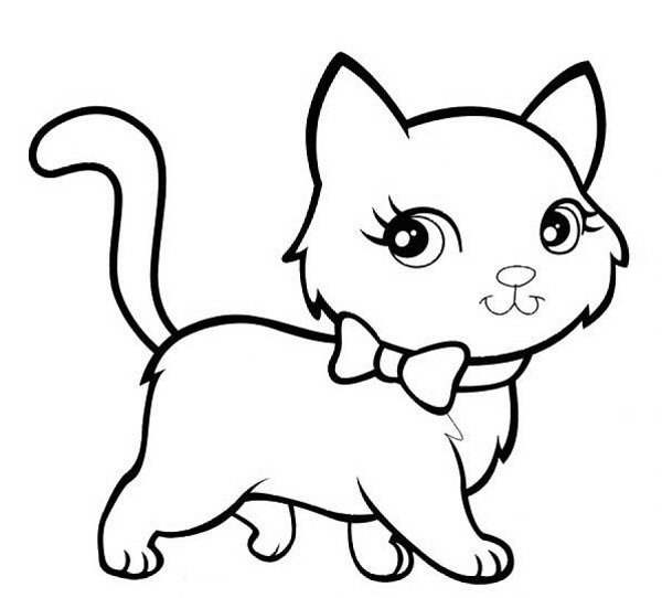 cartoon cat coloring pages printable