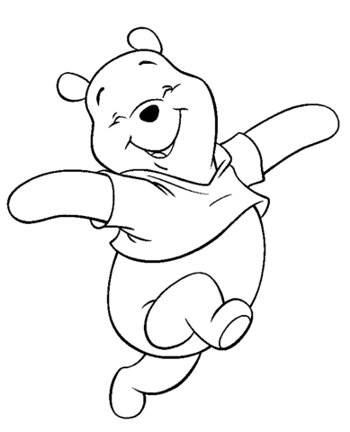 Happy Pooh Running