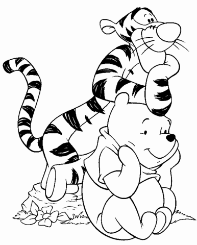 Tiger And Pooh Smiling