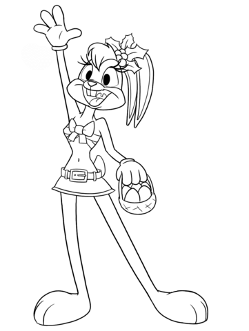 lola bunny coloring pages  free printable coloring pages