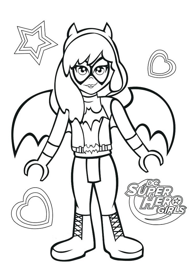 Lego Batgirl Coloring Page Free Printable Coloring Pages For Kids