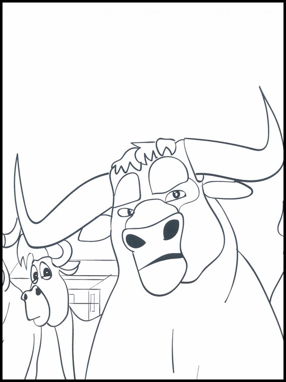 ferdinand coloring pages