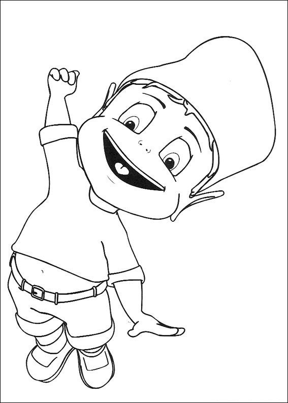 Adiboo Having Fun Coloring Page - Free Printable Coloring Pages for Kids