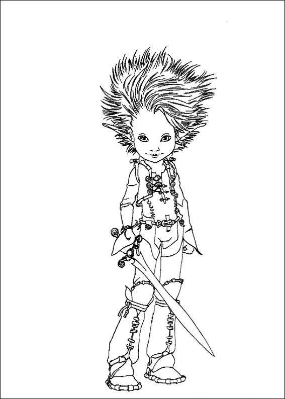 Cool Selenia Coloring Page - Free Printable Coloring Pages for Kids