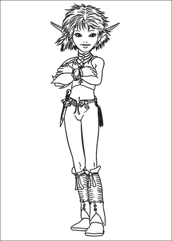 Cool Selenia Coloring Page - Free Printable Coloring Pages for Kids