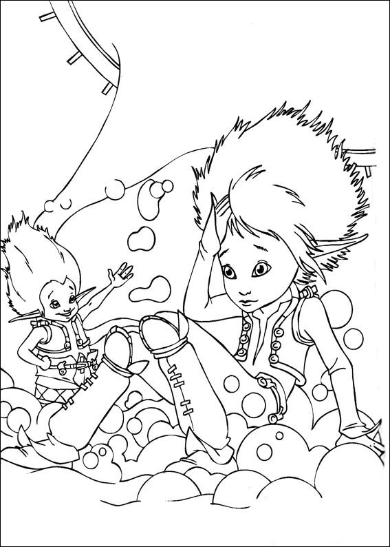 Arthur And Betameche Coloring Page - Free Printable Coloring Pages for Kids