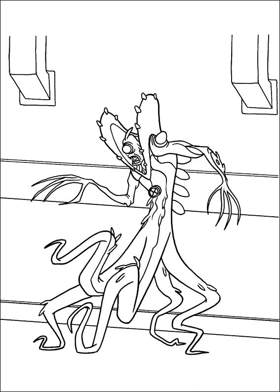 Upgrade In Ben 10 Coloring Page Free Printable Coloring Pages For Kids