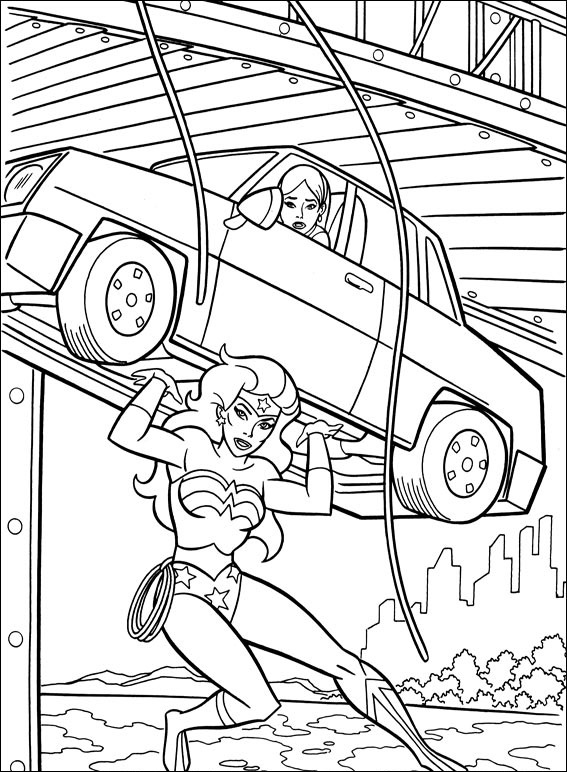 Wonder Woman Coloring Pages - Free Printable Coloring Pages for Kids