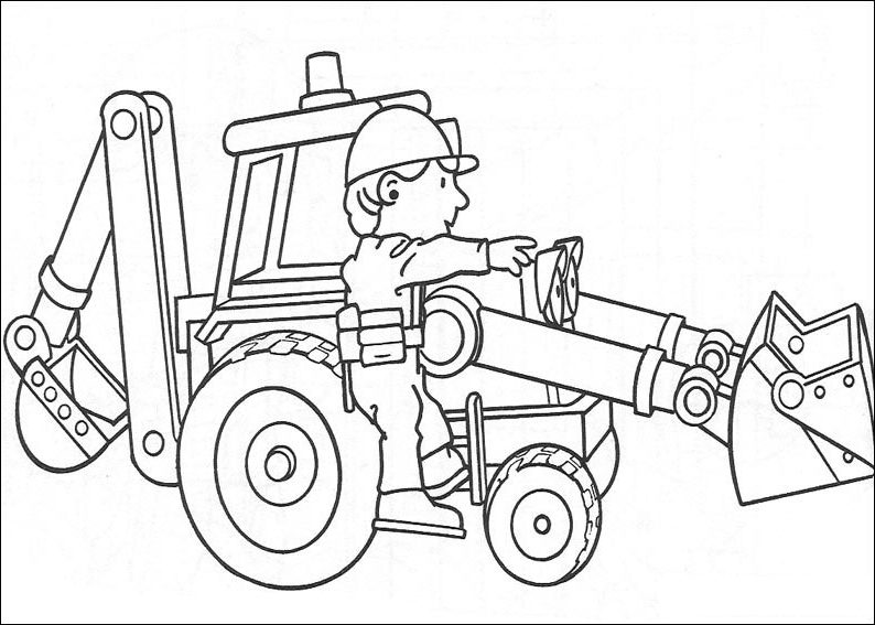 Marjorie Driving Scoop Coloring Page - Free Printable Coloring Pages