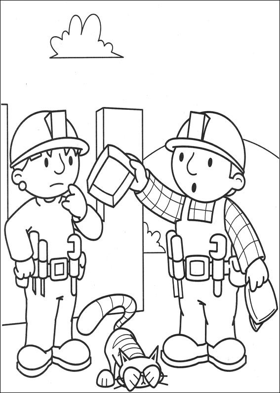 despicable me coloring pages bob builder