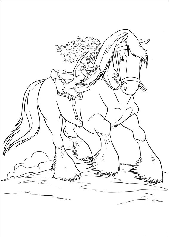 Merida Coloring Page