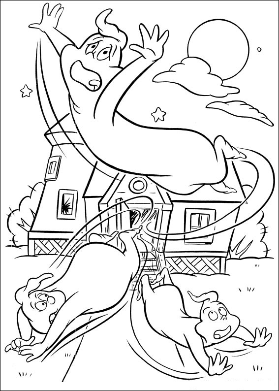 Casper the Friendly Ghost Coloring Pages - Free Printable Coloring
