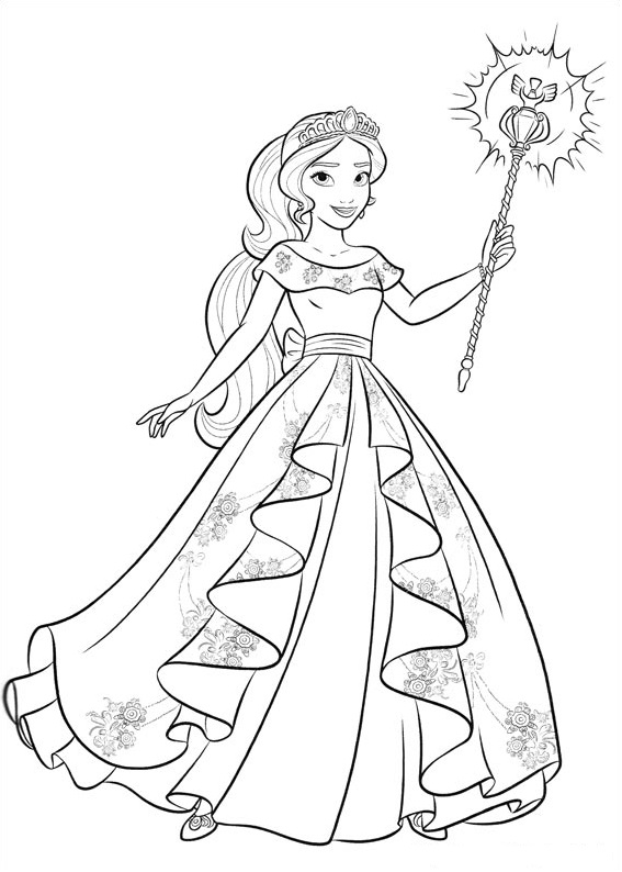Elena of Avalor Coloring Pages - Free Printable Coloring ...