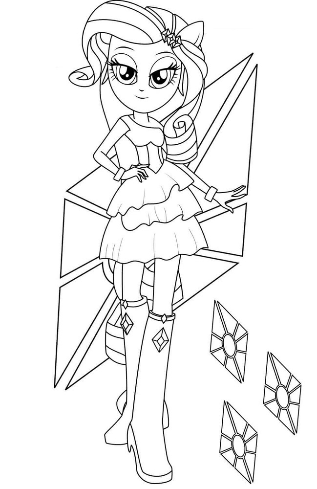 equestria girl coloring pages to print