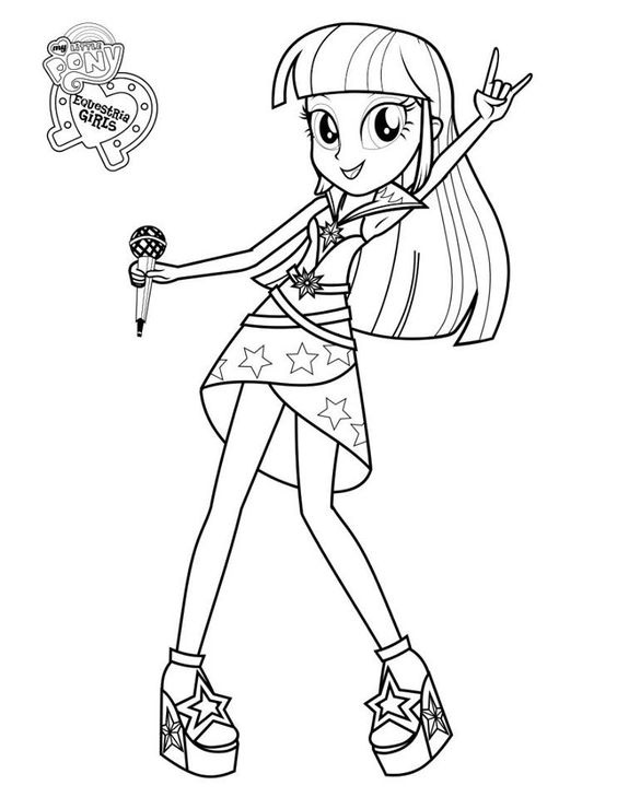 46+ Twilight Sparkle Coloring Page Background