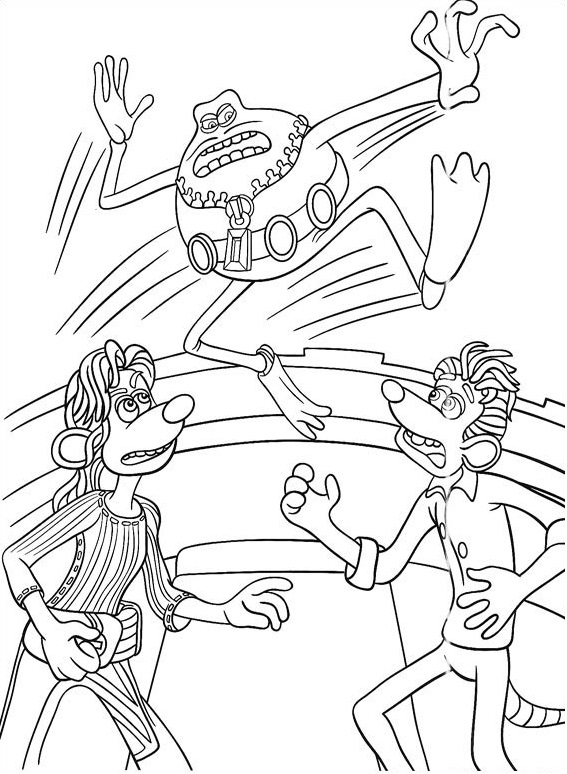 Rita, Roddy And Le Frog Coloring Page - Free Printable Coloring Pages