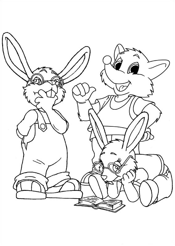 Naomi, Danny And Zoe Coloring Page - Free Printable Coloring Pages for Kids