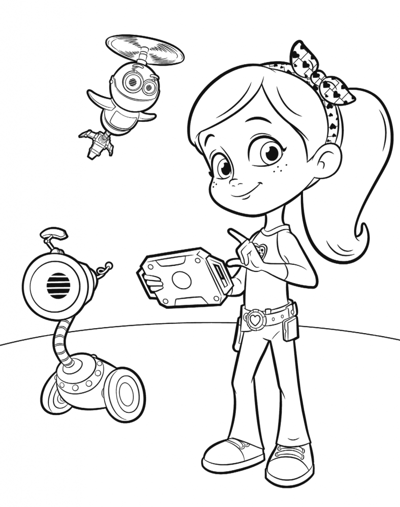 Ruby With Ray And Whirly Coloring Page   Free Printable Coloring ...
