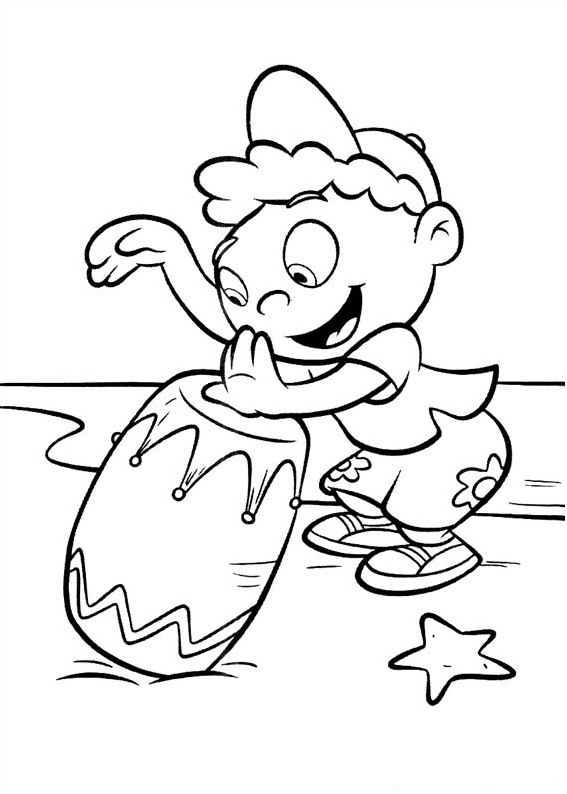 Roket Under The Sea Coloring Page - Free Printable Coloring Pages for Kids