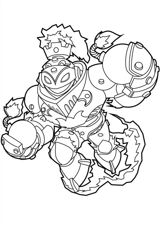 Blast Zone Coloring Page - Free Printable Coloring Pages for Kids